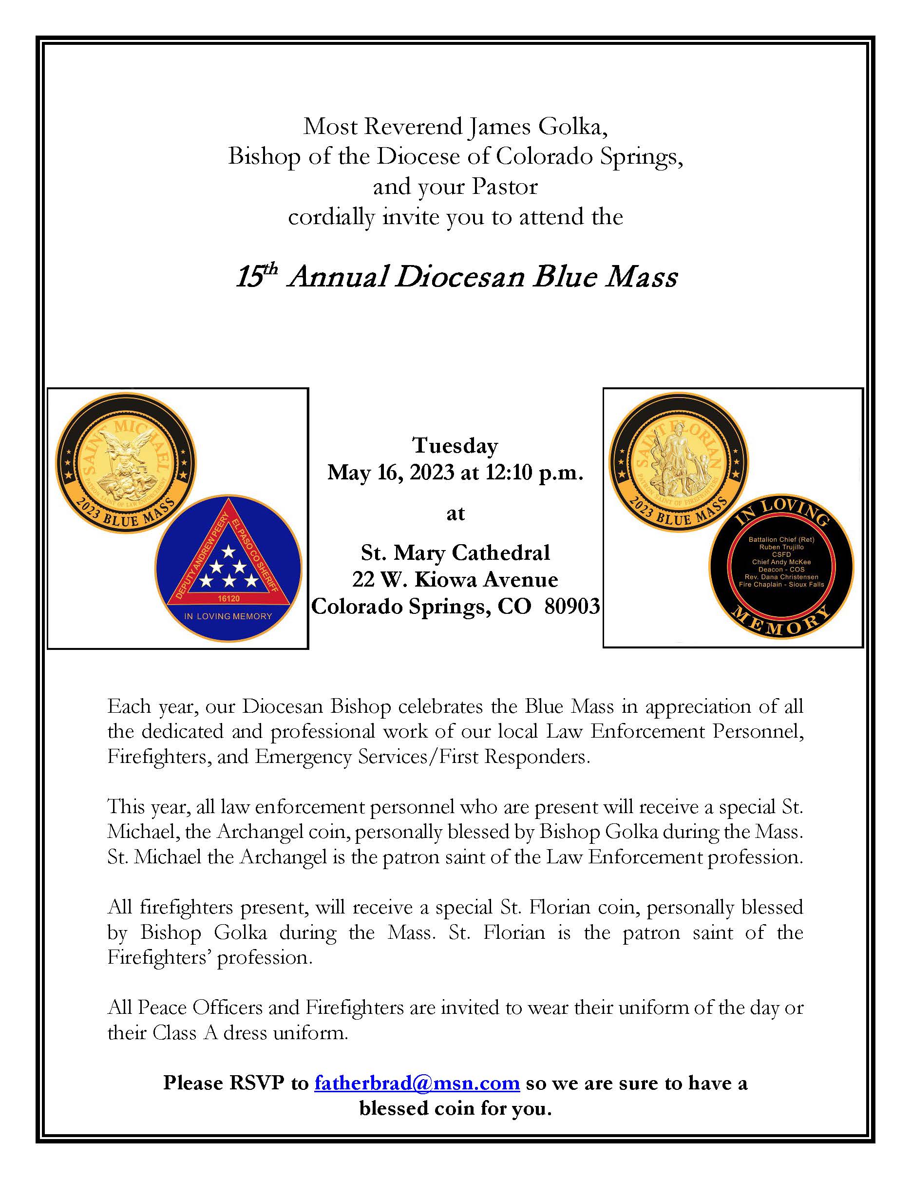 15th Annual Diocesan Blue Mass